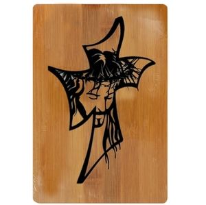 Jesus Christ cutting board laser engraved